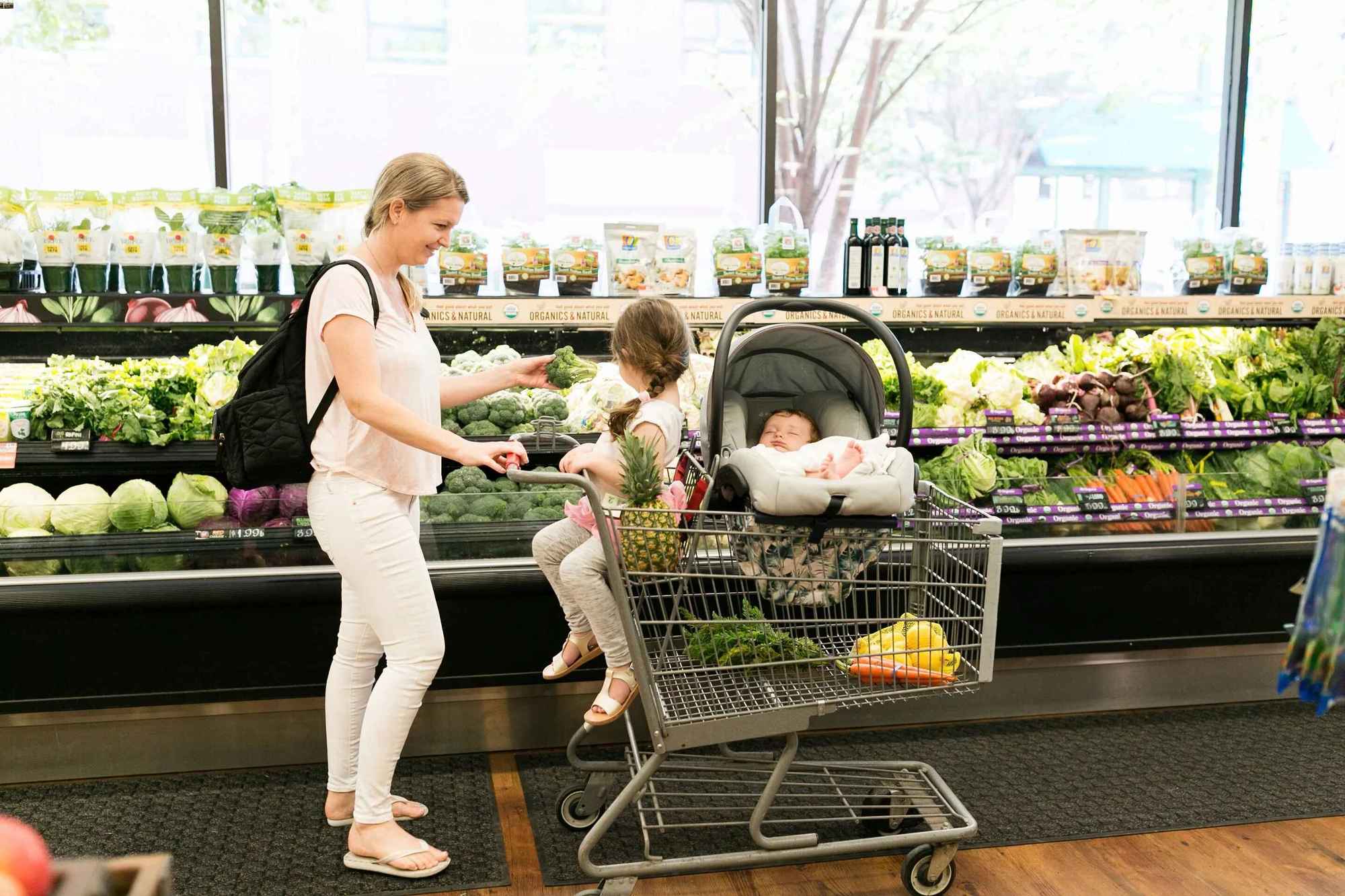 How to Grocery Shop With a Baby