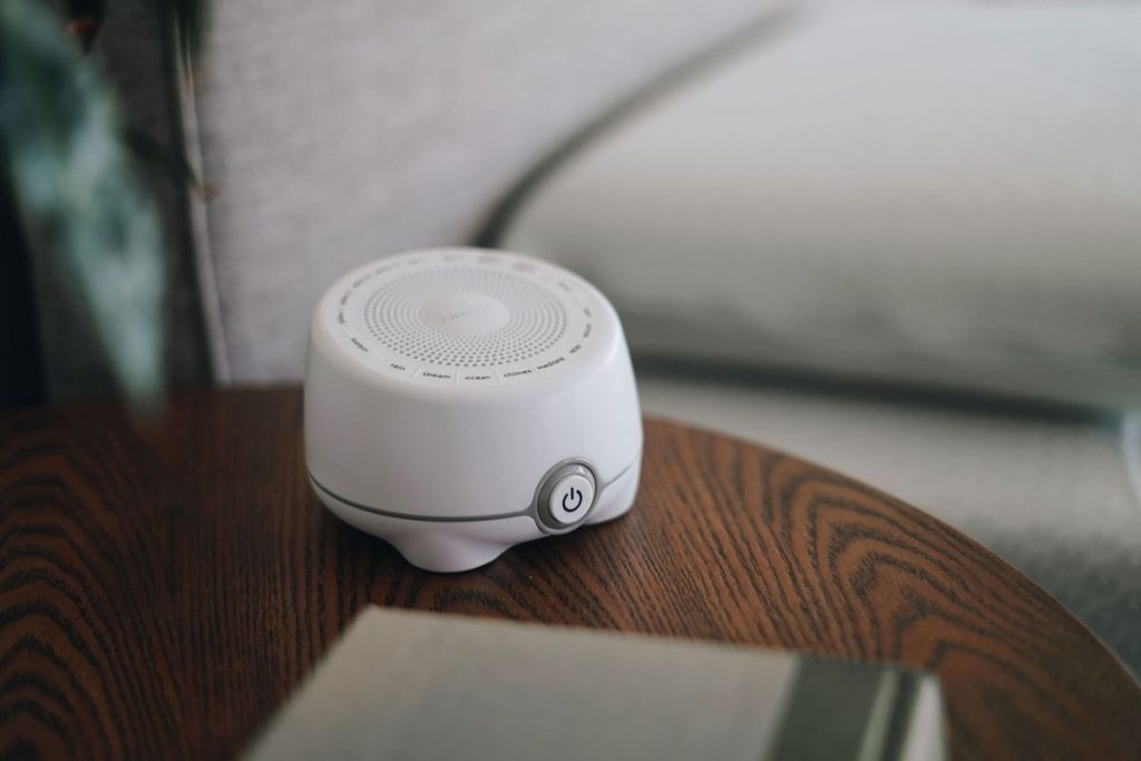 Where should you place the white noise machine